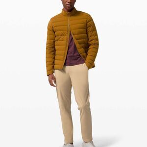 Lululemon Down Full Zip Puffer Jacket Brown XS